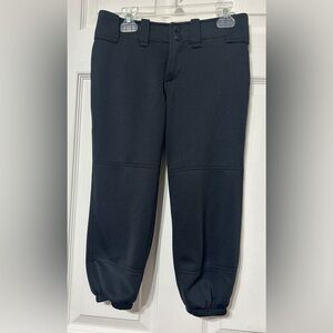 Mizuno Performance Girls Softball Pants Black 25.5-27.5 Youth L